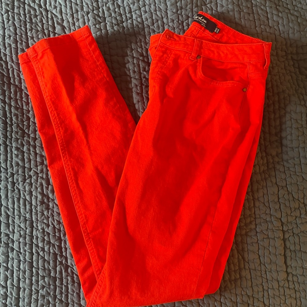 Red Boden Soho Skinny Jeans 10 long - Picture 6 of 6